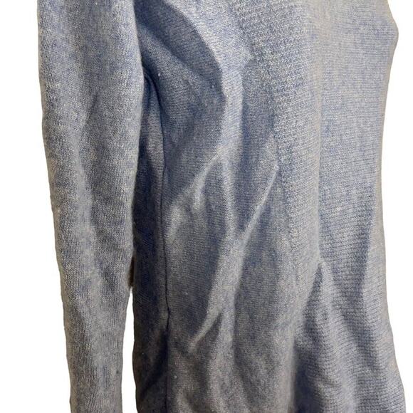 Max Studio Womens Blue 100% 2-Ply Cashmere Long Sleeve Pullover Sweater sz M - Picture 3 of 16